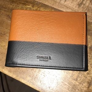 Shinola slim bifold wallet